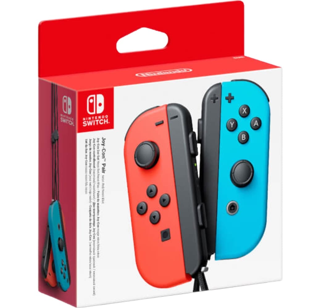 Neon Red/Neon Blue Nintendo Joy-Con (L/R) Wireless Controllers.3