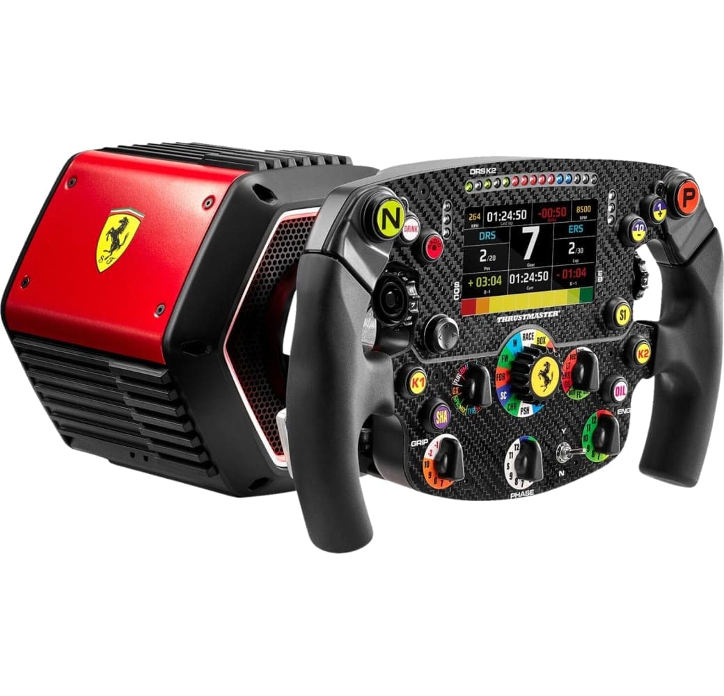 Red Thrustmaster T818 Ferrari SF1000 Direct Drive bundle Racing Steering Wheel.1