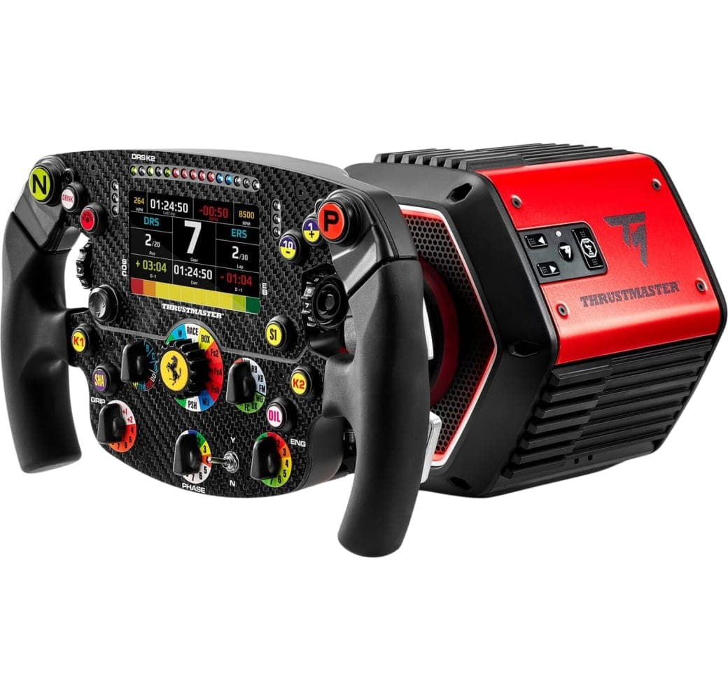 Red Thrustmaster T818 Ferrari SF1000 Direct Drive bundle Racing Steering Wheel.2