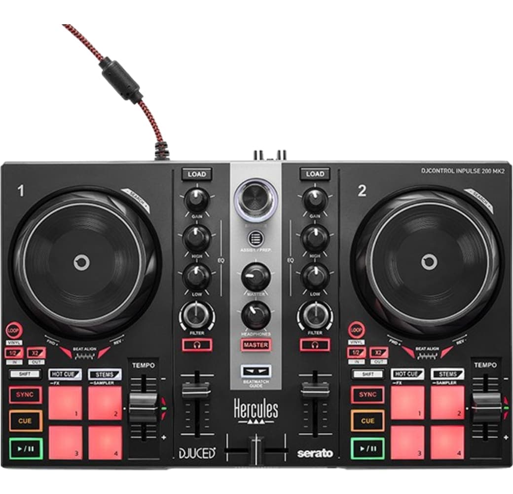 Schwarz Hercules Inpulse 200 Mk2 DJ -Controller.1