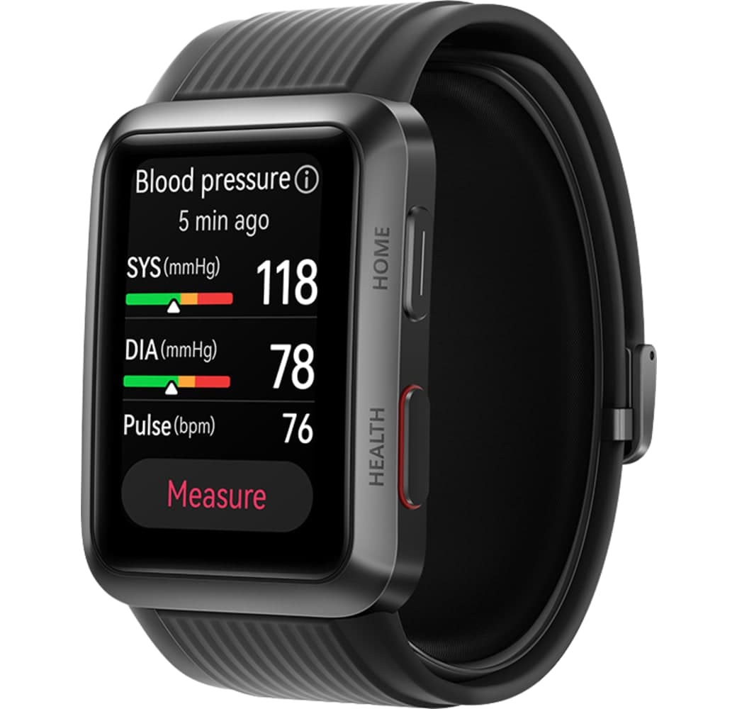 Black Huawei Watch D Smartwatch, Aluminium, 38mm.1