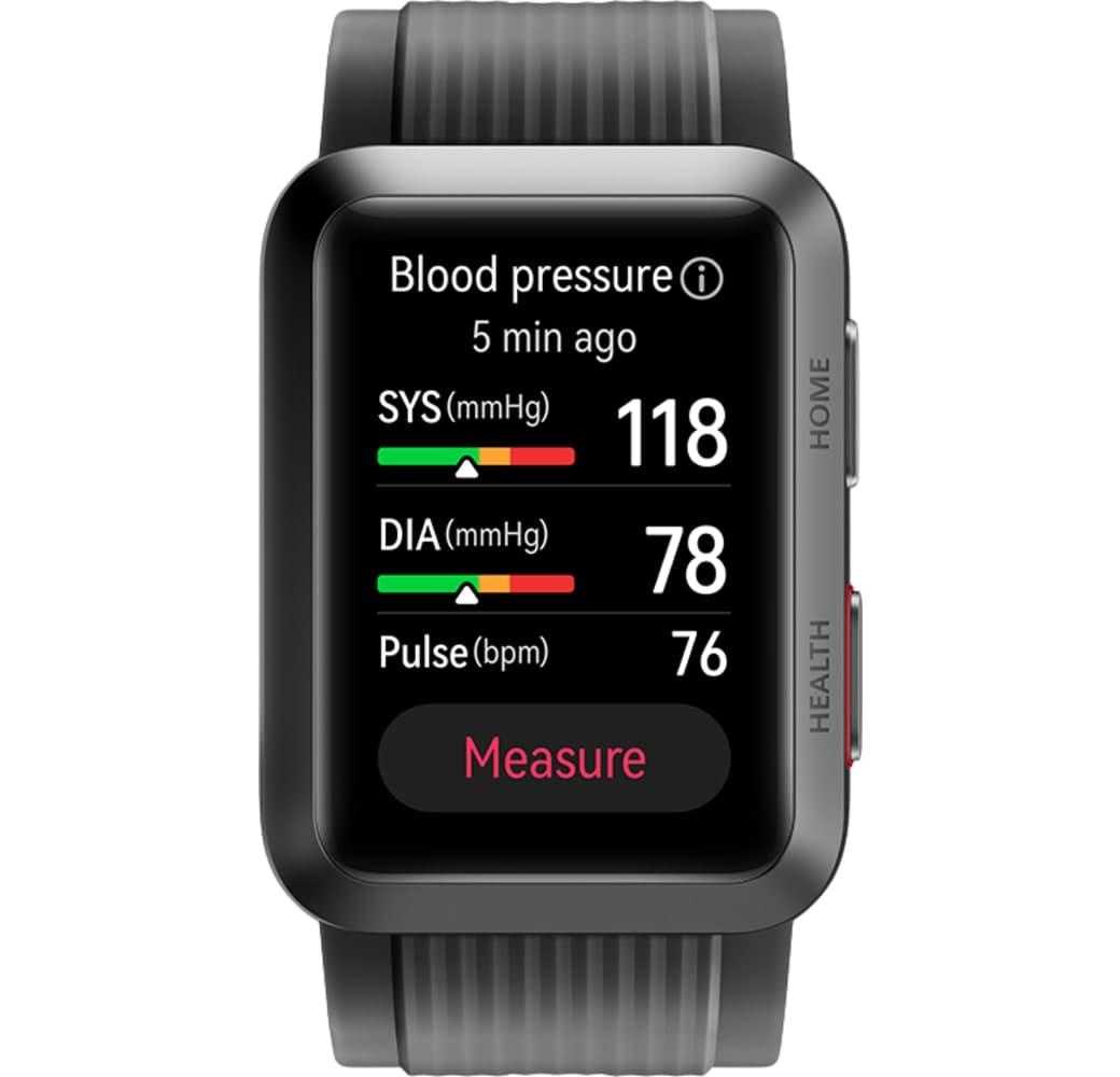 Black Huawei Watch D Smartwatch, Aluminium, 38mm.2