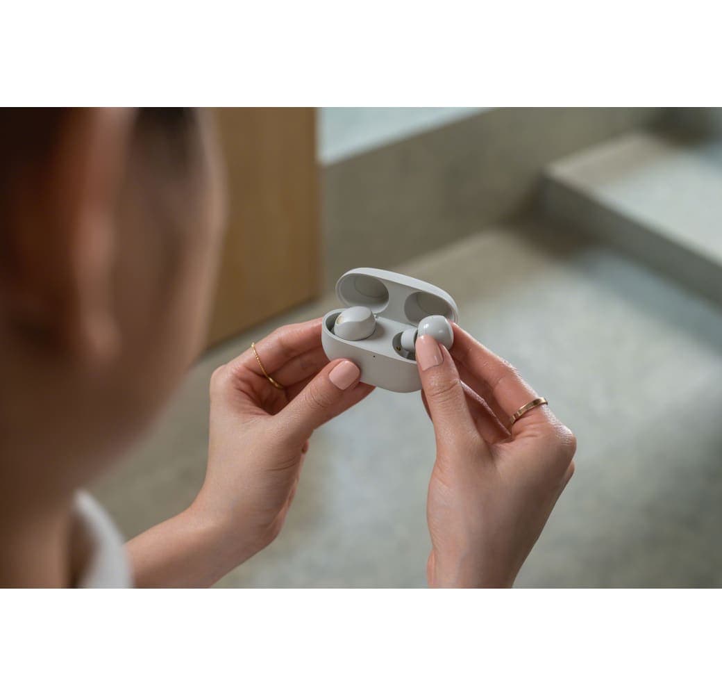 Silver Sony WF-1000 XM5 Noise-cancelling In-ear Bluetooth Headphones.4