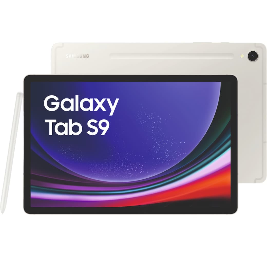 Beige Samsung Tablet, Galaxy Tab S9 - WIFI - Android - 128GB.1