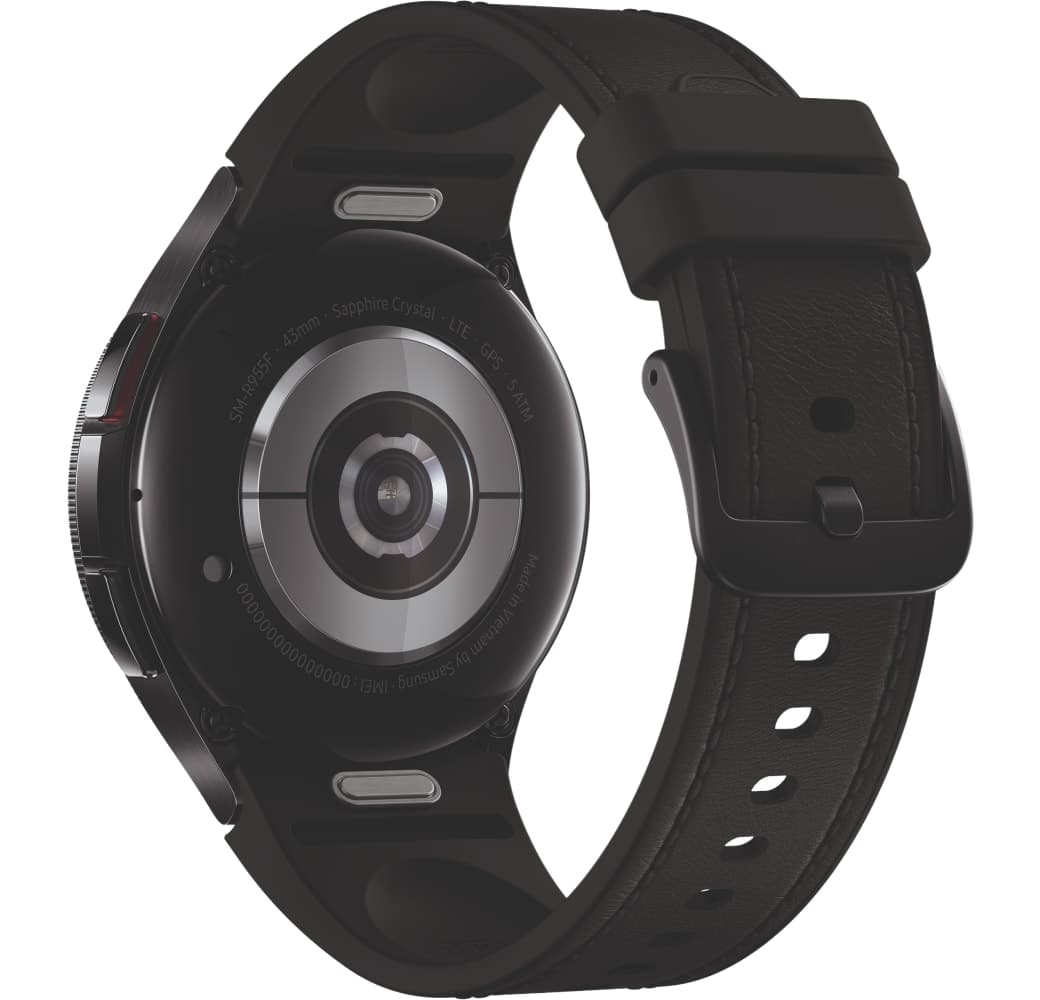 Black Samsung Galaxy Watch6 Classic LTE Smartwatch, Stainless steel case, 43mm.2