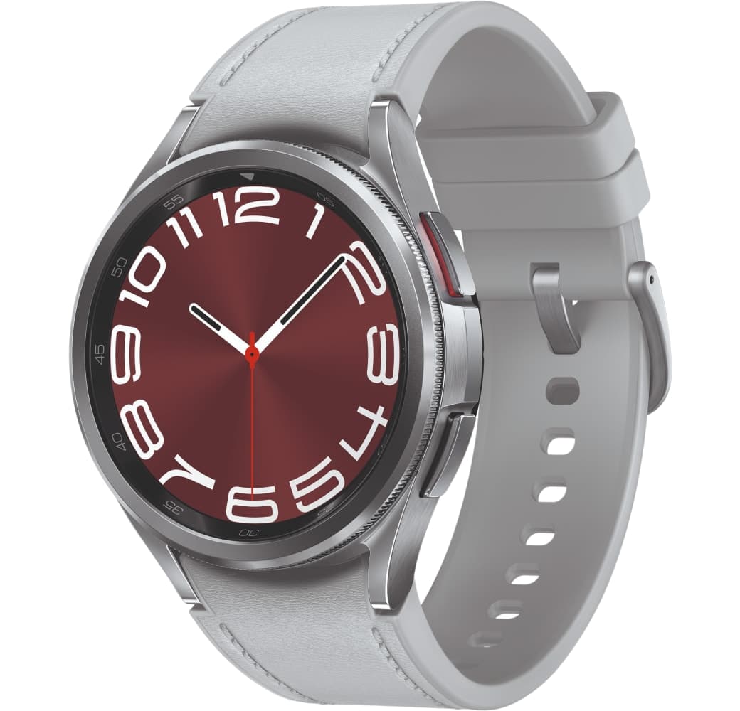 Silver Samsung Galaxy Watch6 Classic Smartwatch, Stainless steel case, 43mm.1