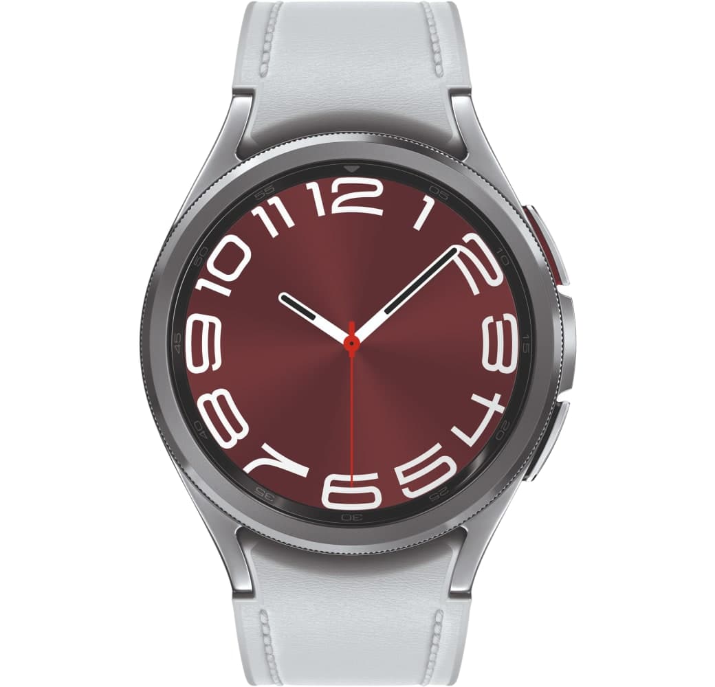 Silver Samsung Galaxy Watch6 Classic Smartwatch, Stainless steel case, 43mm.2
