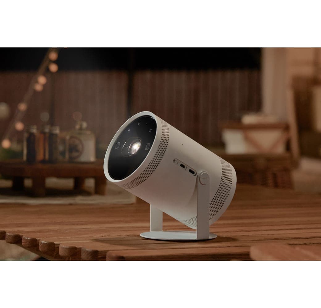White Samsung Freestyle 2nd Gen. Projector - Full HD.7