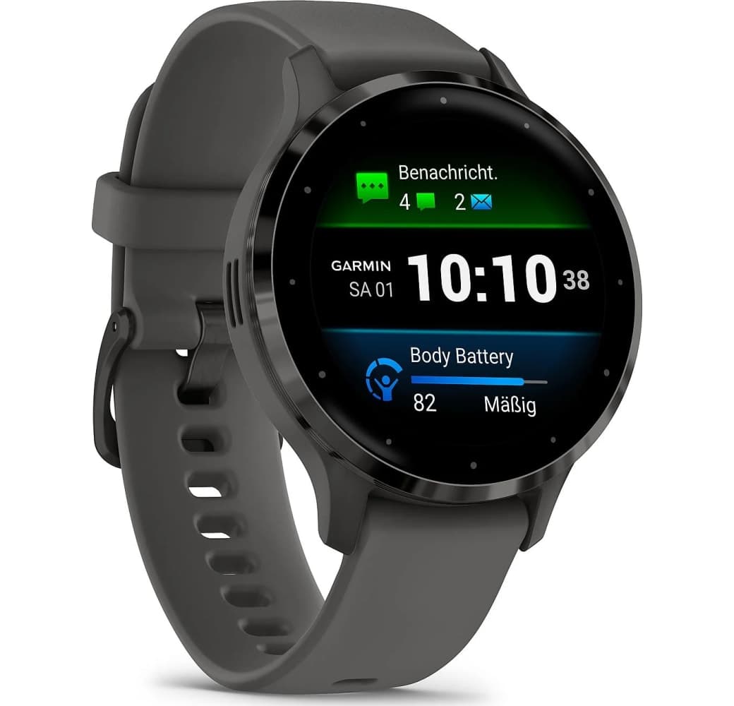 Slate Gray Garmin VENU® 3S Smartwatch, Fiber reinforced polymer case, 41mm.2