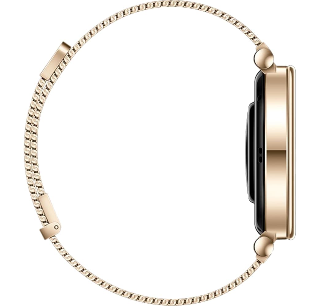 Dust Rose Huawei Watch GT4 Smartwatch, Stainless Steel Case, 41mm.2