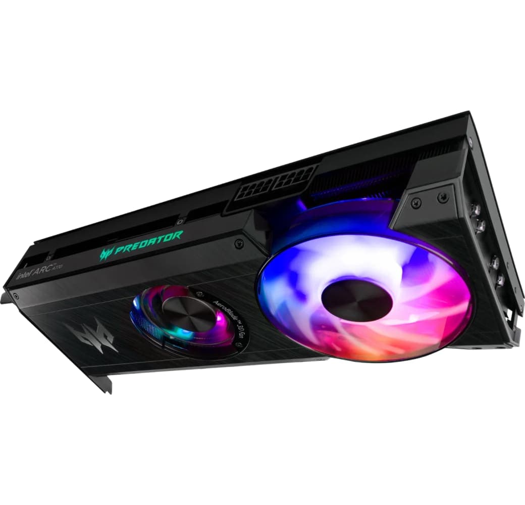 Black Acer Predator BiFrost Arc A770 Graphics Card.2