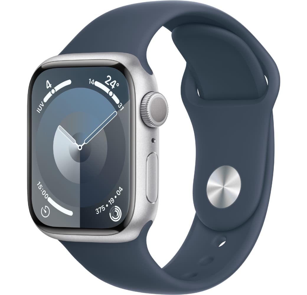 Silber Apple Watch Series 9 GPS, Aluminiumgehäuse, 41 mm.1