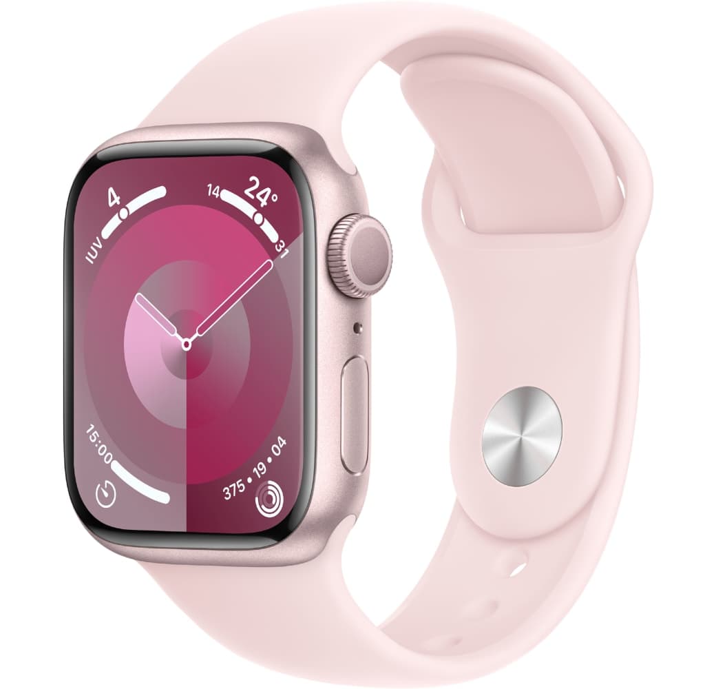 Rosa claro Apple Watch Series 9 GPS, caja de Aluminio, 41 mm.1