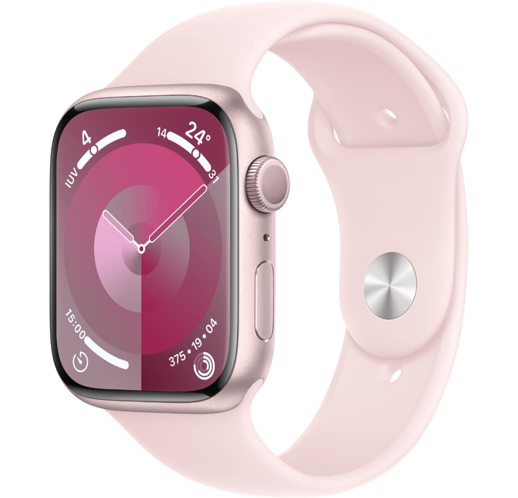 Light Pink Apple Watch Series 9 GPS, Aluminium Case, 45mm.1