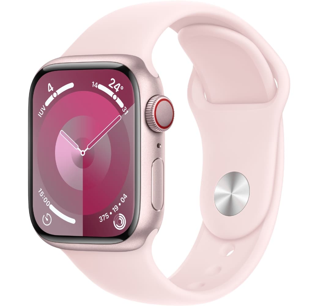 Light Pink Apple Watch Series 9 GPS + Cellular, Aluminium Case, 41mm.1