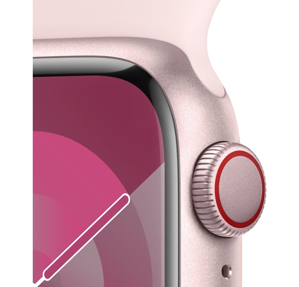 Light Pink Apple Watch Series 9 GPS + Cellular, Aluminium Case, 41mm.3