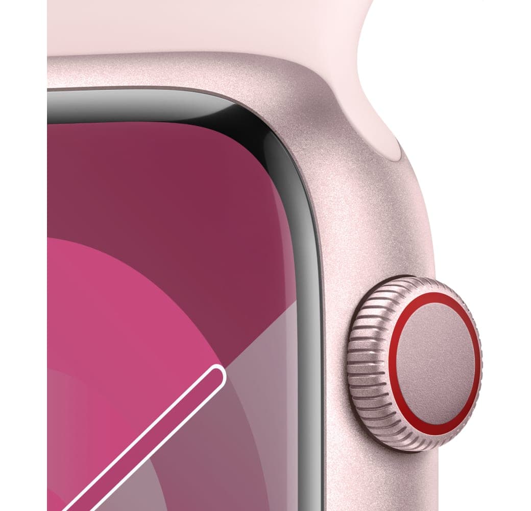 Light Pink Apple Watch Series 9 GPS + Cellular, Aluminium Case, 45mm.3