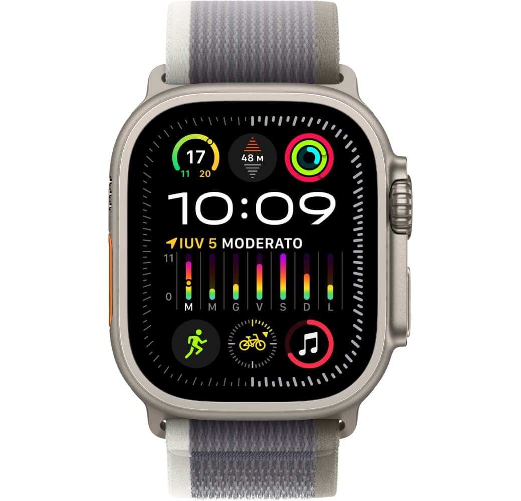 Grün/Grau Apple Watch Ultra 2 GPS + Cellular, Titangehäuse, 49 mm.2