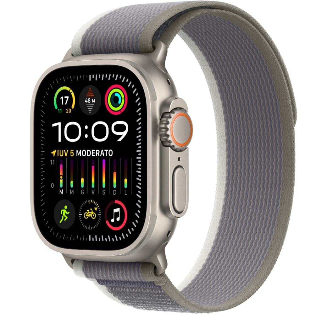 Grijs/Groen Apple Watch Ultra 2 GPS + mobiel, titanium behuizing, 49 mm.1