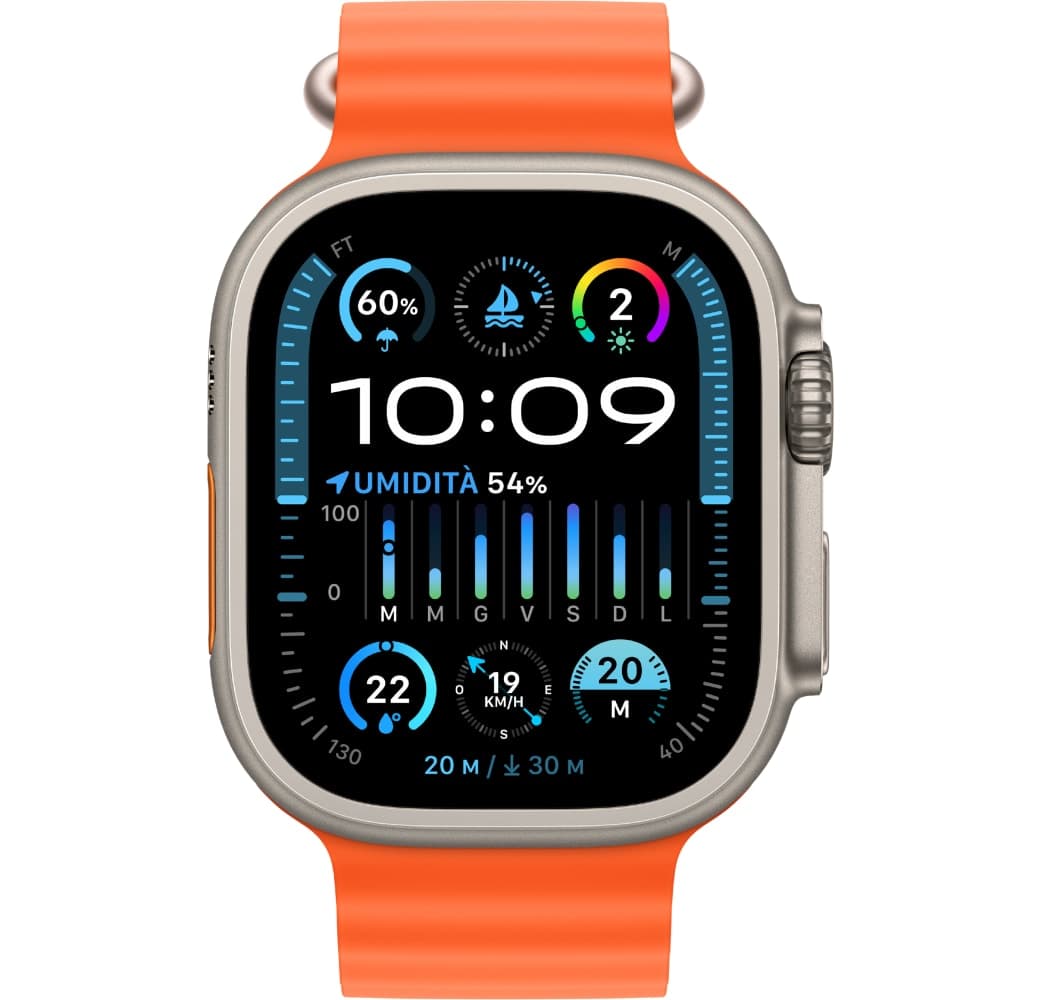 Orange Apple Watch Ultra 2 GPS + Cellular, Titanium Case, 49mm.2