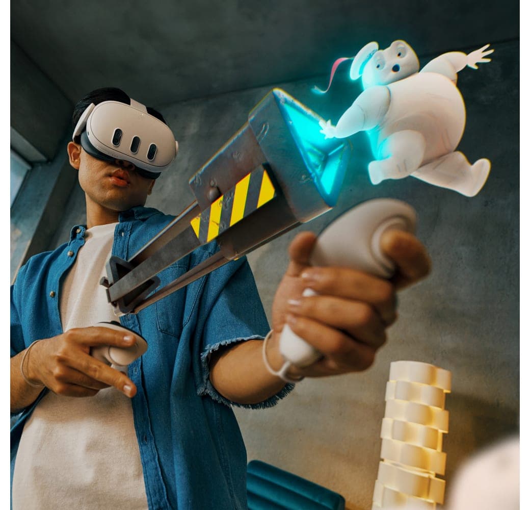 White Meta Quest 3 128 GB VR Headset.6