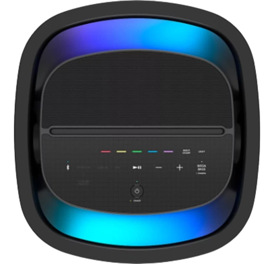 Schwarz Sony SRS-XV900 Party Bluetooth-Lautsprecher.6