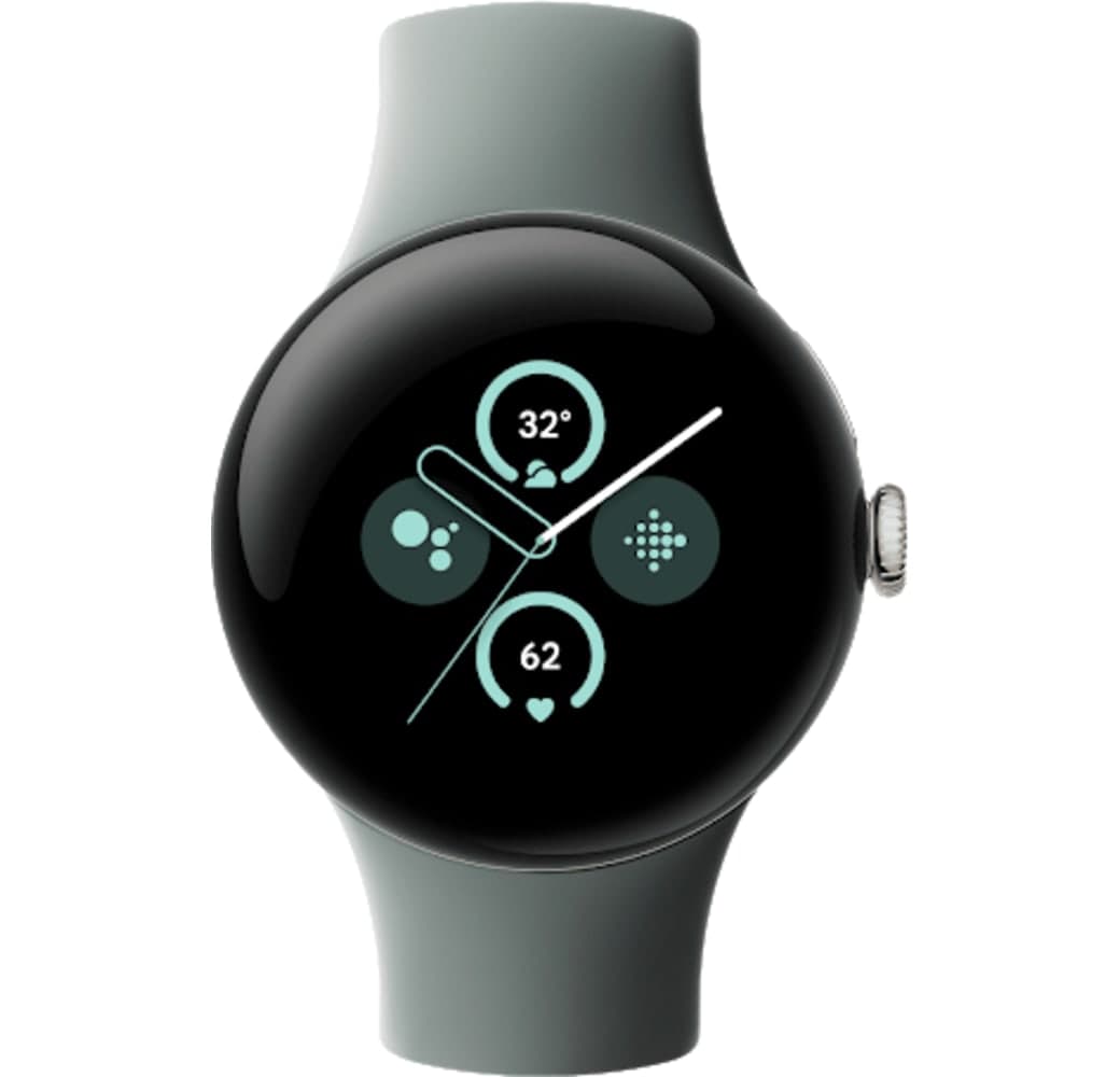 Hazel Google Pixel 2 LTE Smartwatch, Aluminium Case, 41mm.2