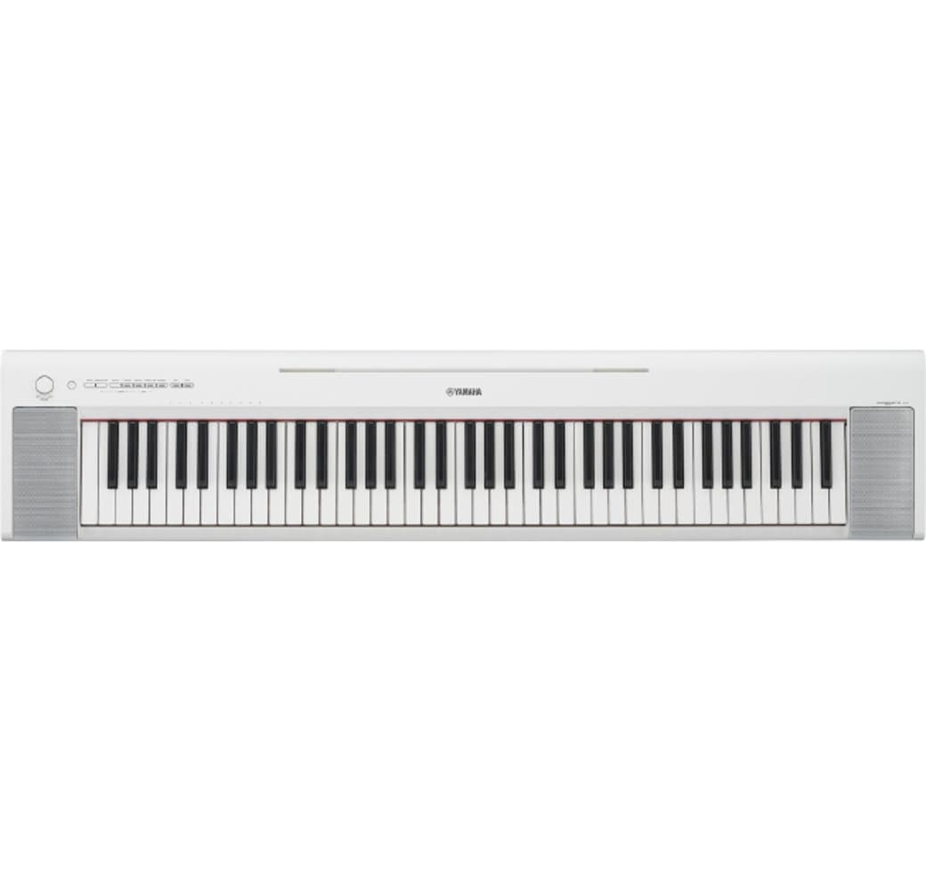White Yamaha NP-15 Piaggero 61-Key Digital Piano.1