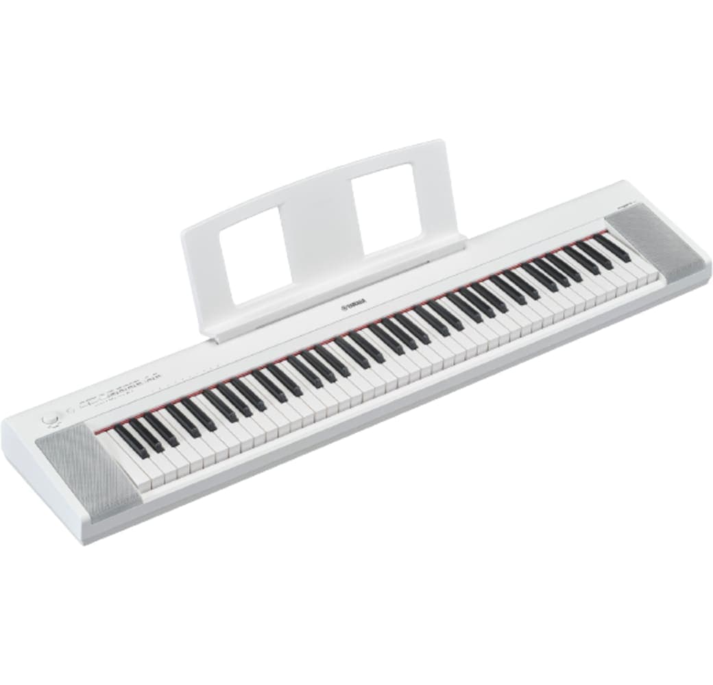 White Yamaha NP-15 Piaggero 61-Key Digital Piano.2