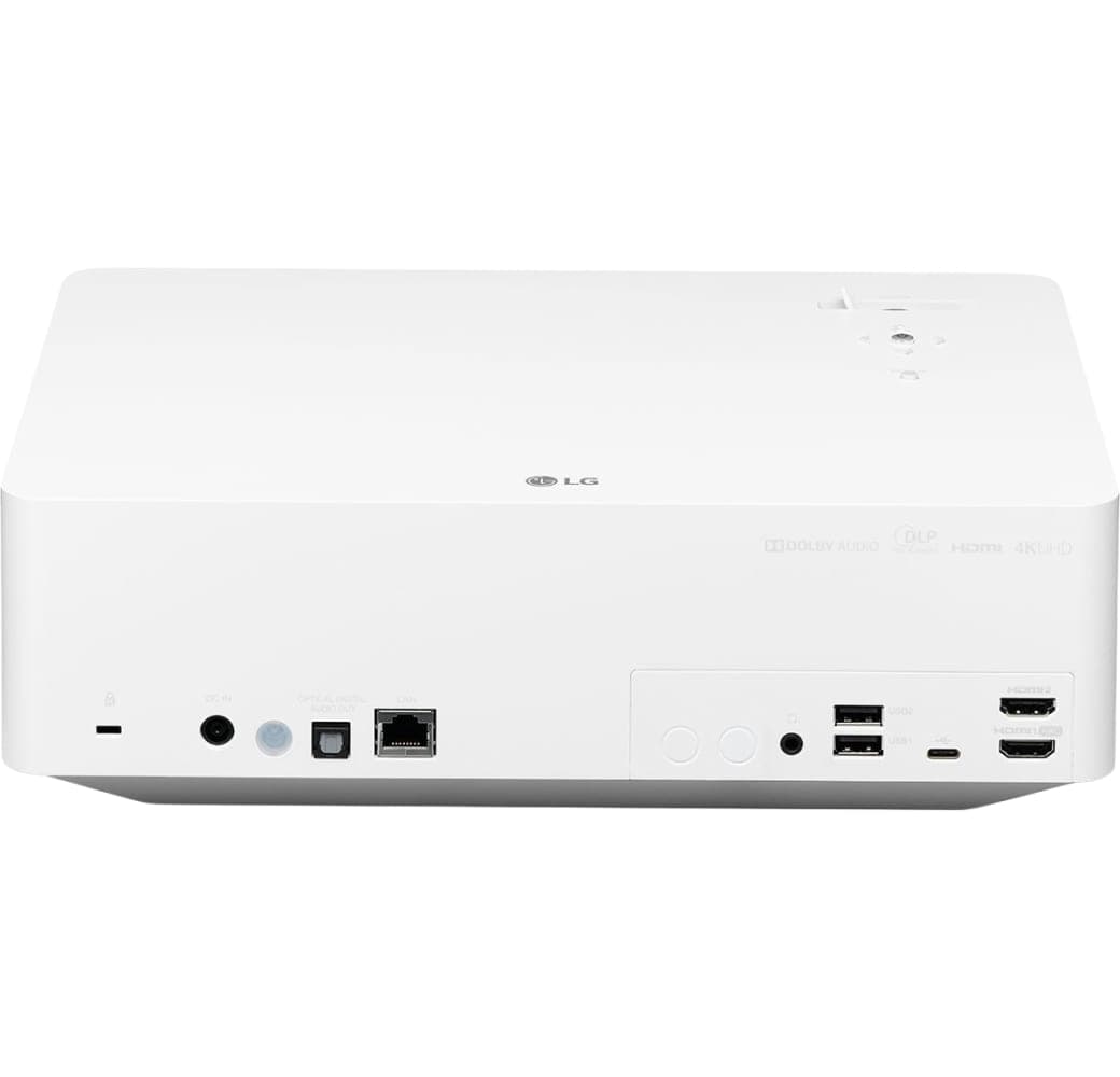 White LG CineBeam HU70LS Smart Projector - 4K UHD.4