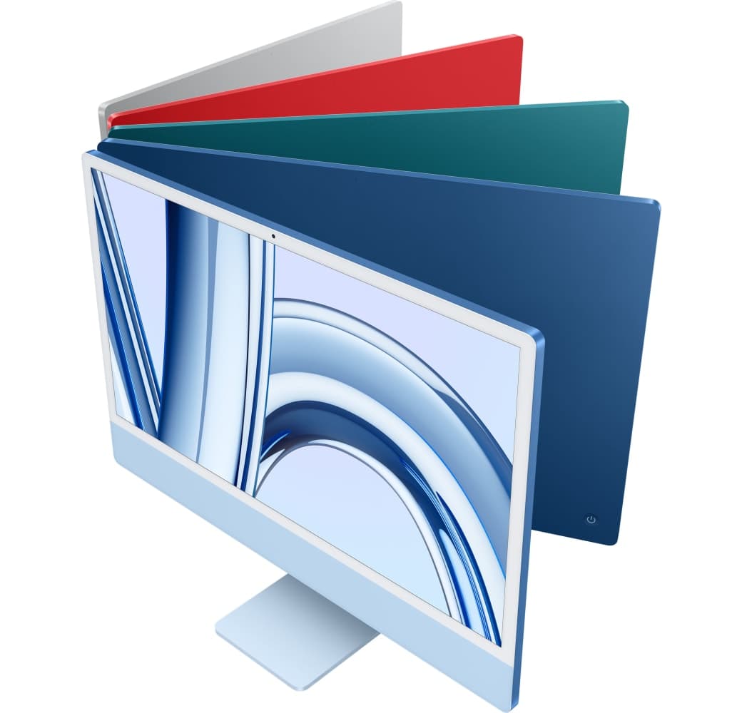 Blau iMac 24" - Apple M3 Chip mit 8GB Arbeitsspeicher 256GB SSD - Integrated 8-core GPU.4