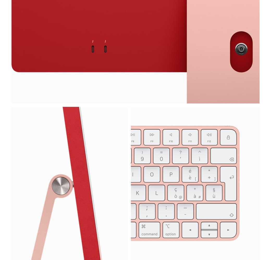 Pink iMac 24" - Apple M3 Chip 8GB Memory 256GB SSD - Integrated 8-core GPU.3