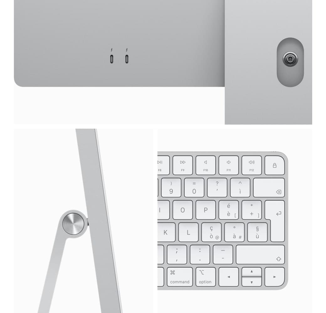 Silber iMac 24" - Apple M3 Chip mit 8GB Arbeitsspeicher 512GB SSD - Integrated 10-core GPU.3