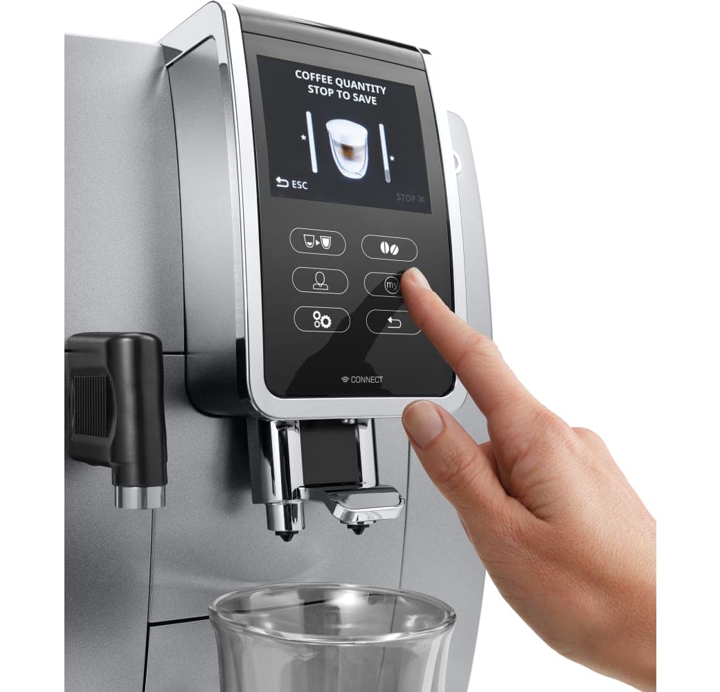 Silver De'Longhi Dinamica plus 370.95 Coffee Machine.3