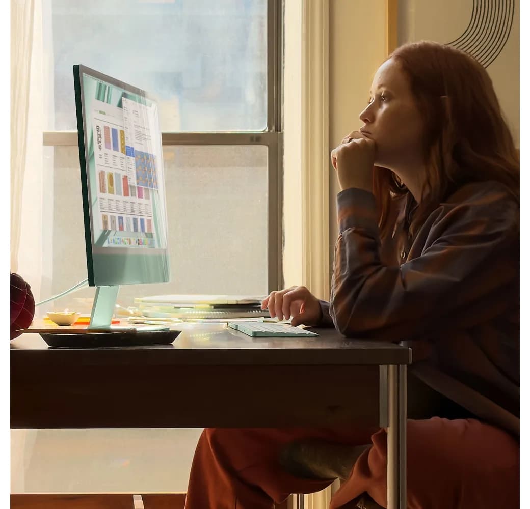 Green iMac 24" - Apple M3 Chip 8GB Memory 256GB SSD - Integrated 8-core GPU.5