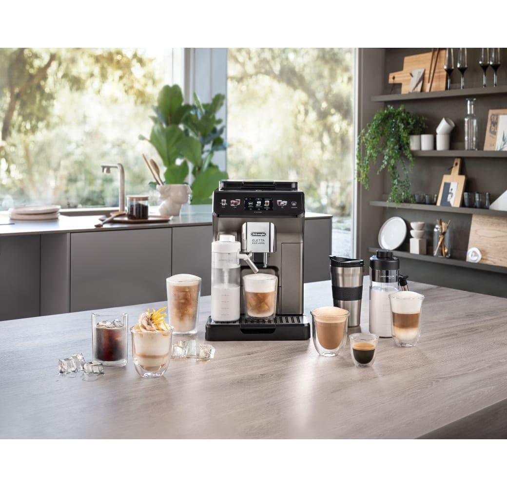 Titanium De'Longhi Eletta Explore Cold Brew ECAM 450.86.T Coffee Machine.5