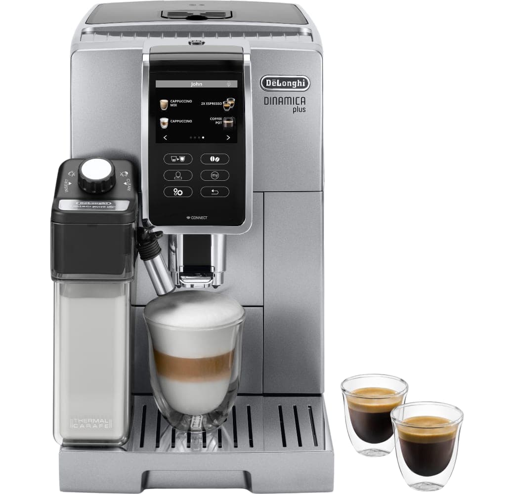 Silver De'Longhi Dinamica plus 370.95 Coffee Machine.1