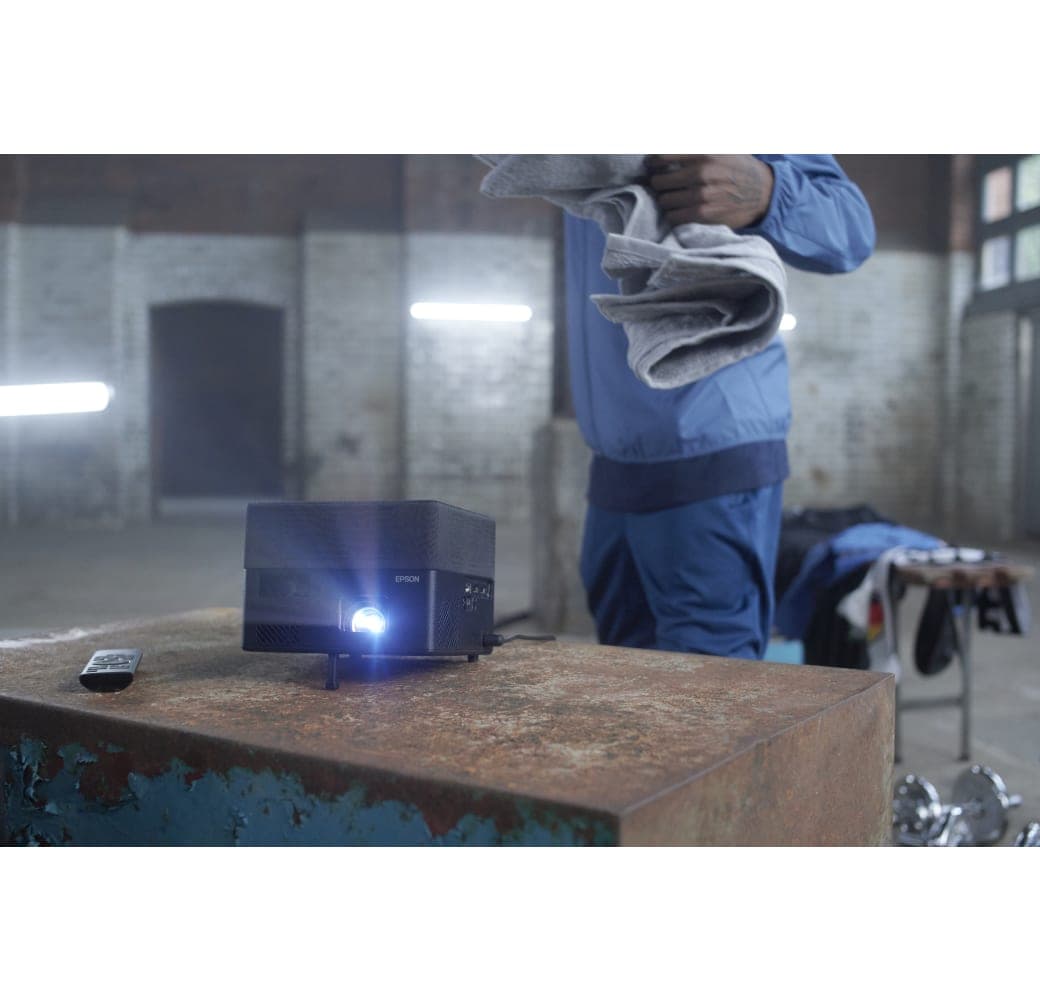 Black Epson EF-12 Portable Projector - Full HD.6