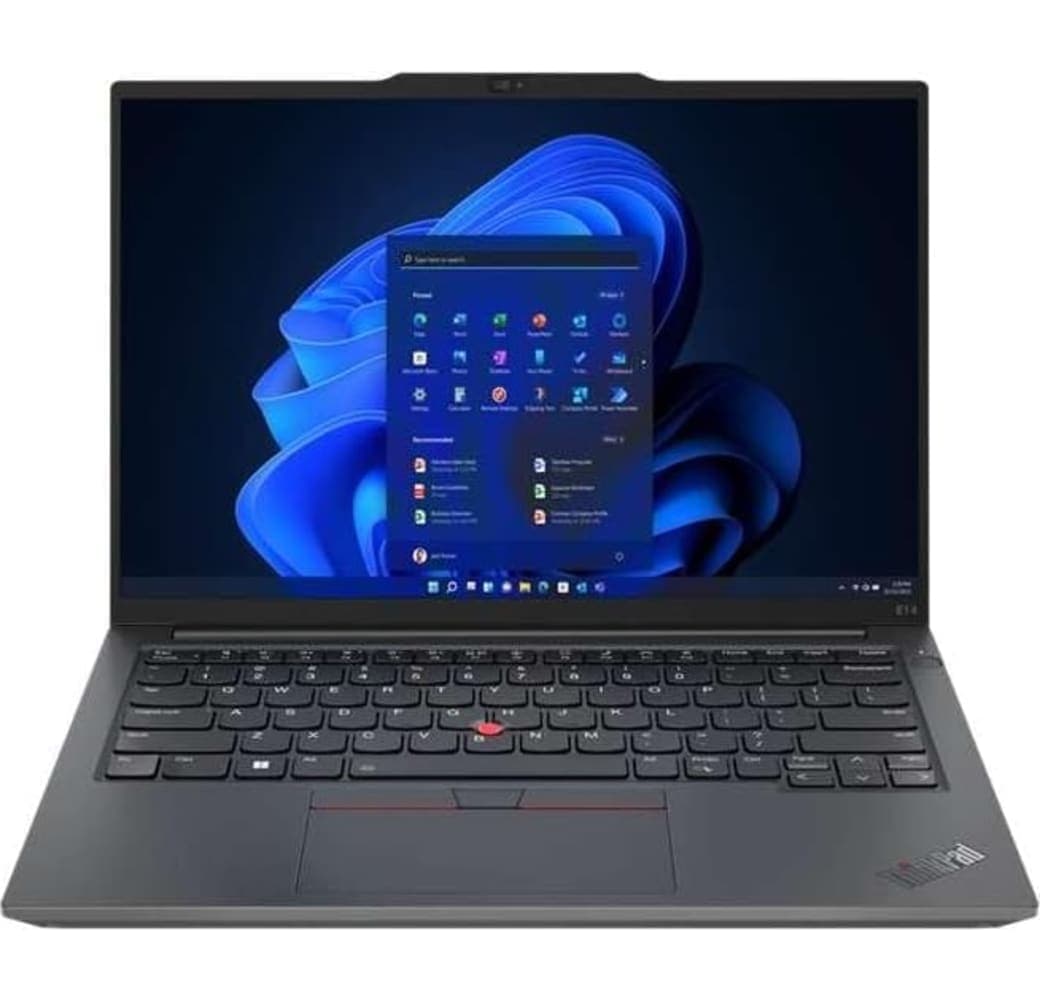 Black Lenovo ThinkPad E14 Gen 5 Laptop - Intel® Core™ i5-1335U - 8GB - 256GB SSD - Intel® Iris® Xe Graphics - Spanish (QWERTY).1