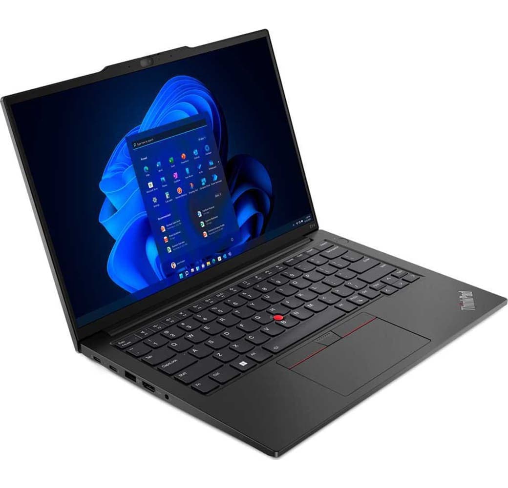 Black Lenovo ThinkPad E14 Gen 5 Laptop - Intel® Core™ i5-1335U - 8GB - 256GB SSD - Intel® Iris® Xe Graphics - Spanish (QWERTY).4