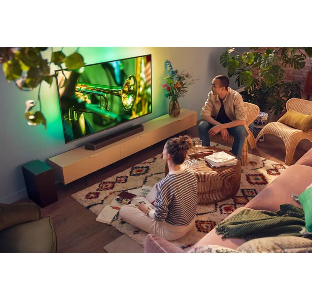 Black Philips TAB7908/10 Soundbar System.5