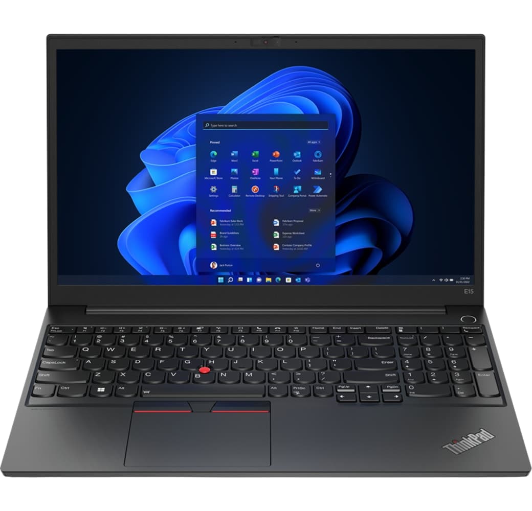 Black Lenovo ThinkPad E15 G4 Laptop - Intel® Core™ i5-1235U - 16GB - 512GB SSD - Intel® Iris® Xe Graphics.1