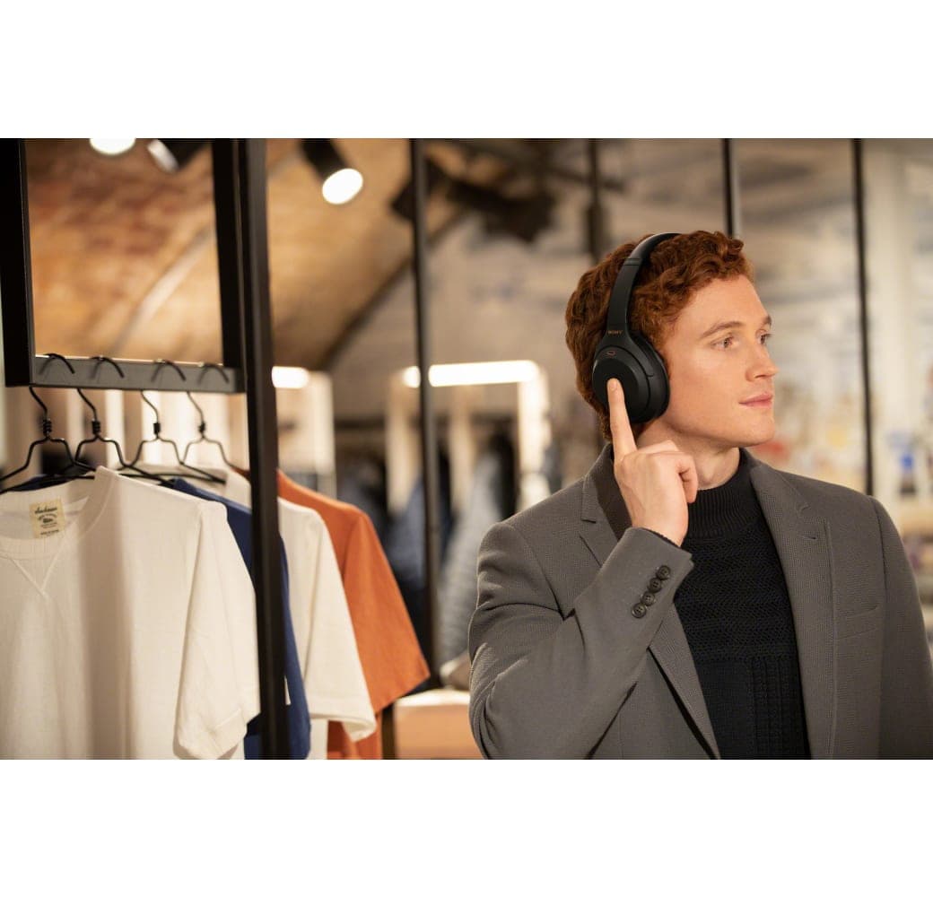 Black Sony WH-1000 XM4 Noise-cancelling Over-ear Bluetooth Headphones.5