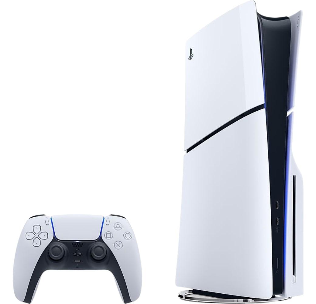 White Sony PlayStation 5 Slim Console.1