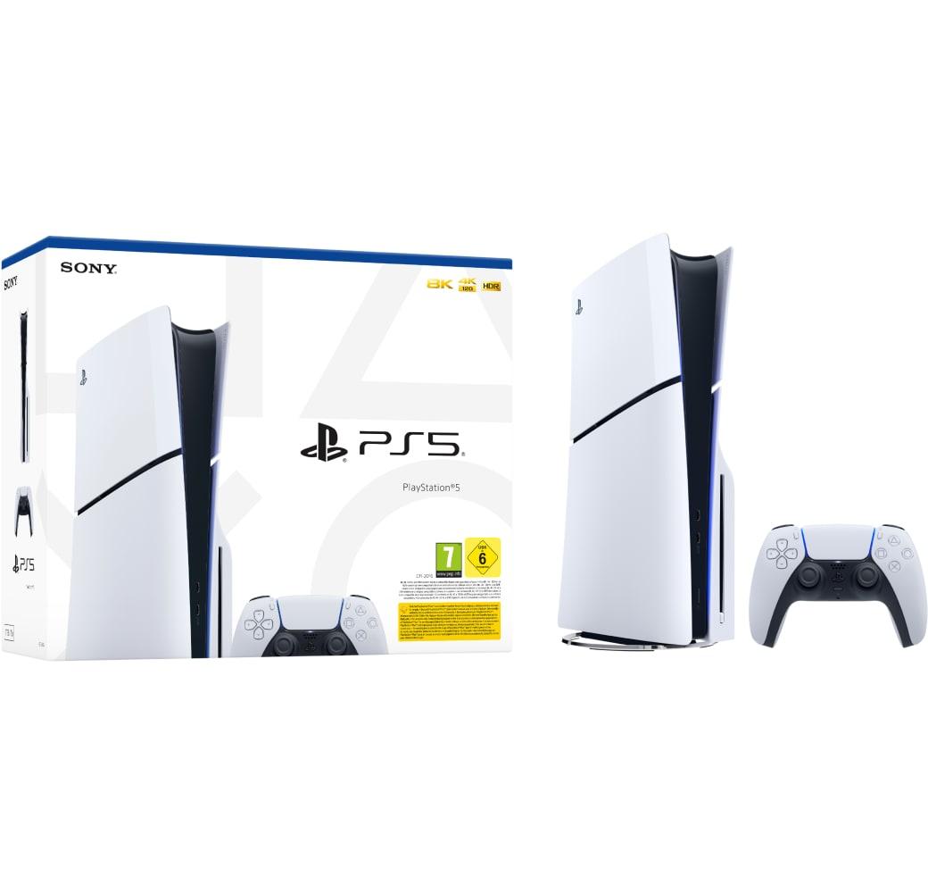 White Sony PlayStation 5 Slim Console.4