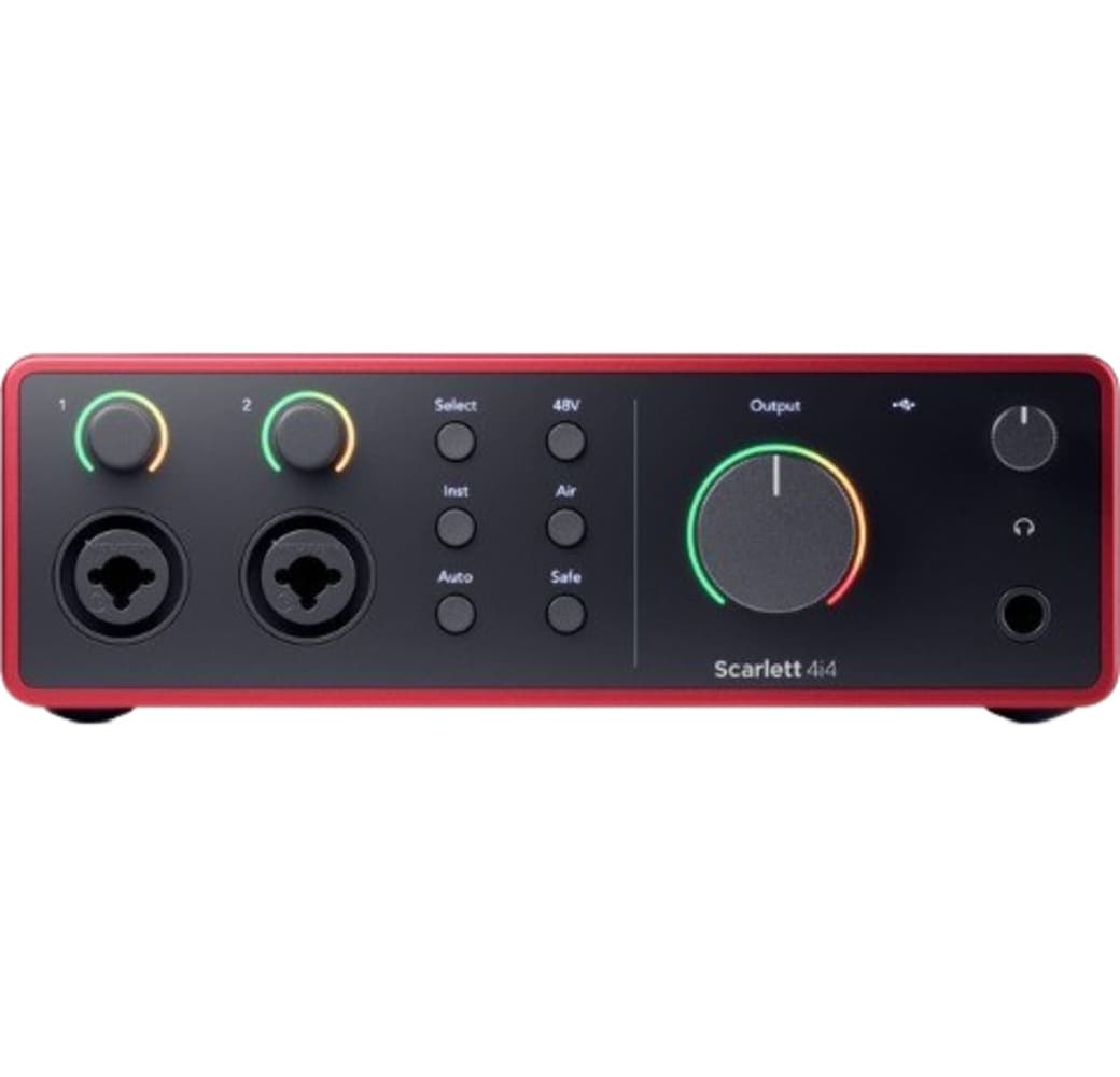 Red / Black Focusrite Scarlett 4i4 (4th Gen) Audio Interface.3