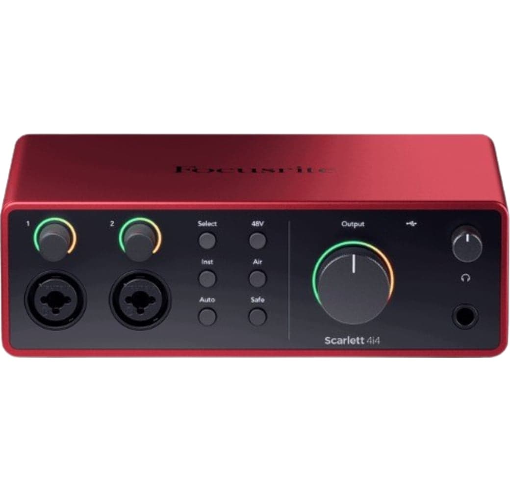 Red / Black Focusrite Scarlett 4i4 (4th Gen) Audio Interface.4