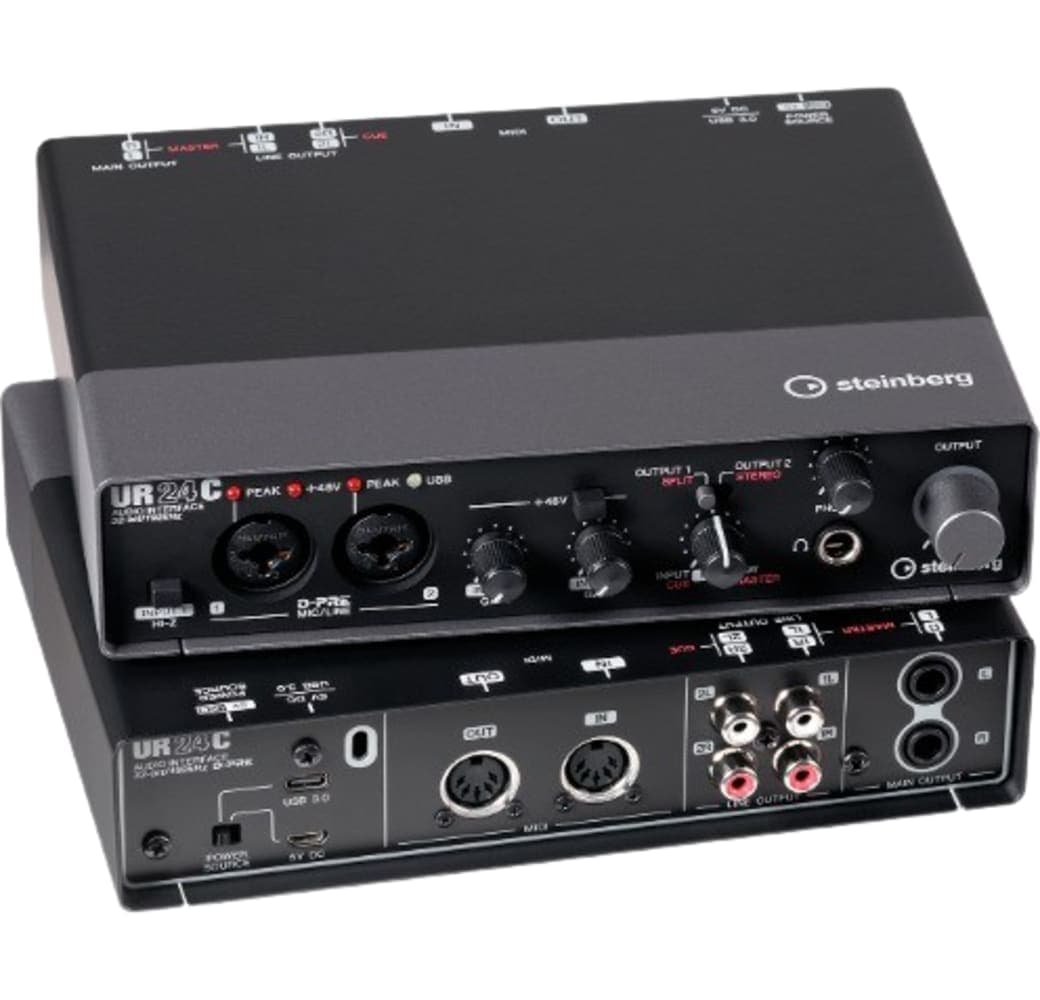 Black Steinberg UR24C Audio Interface.1