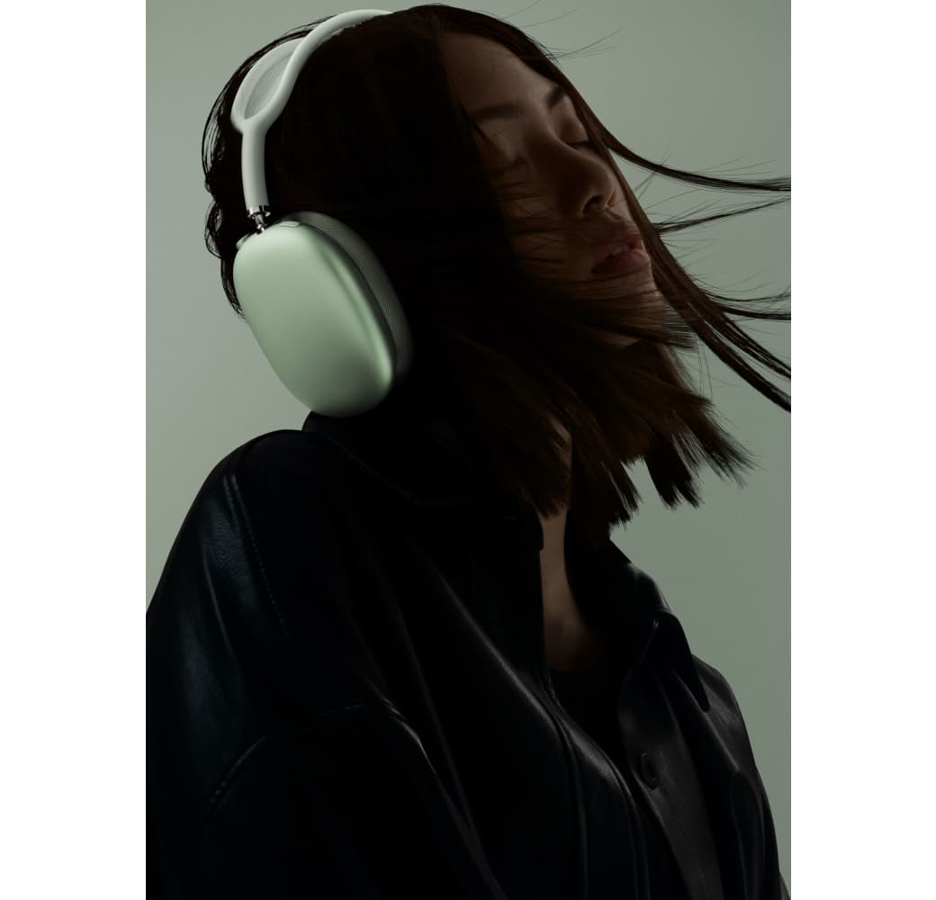 Green Apple AirPods Max Noise-cancelling Over-ear Bluetooth Headphones.5