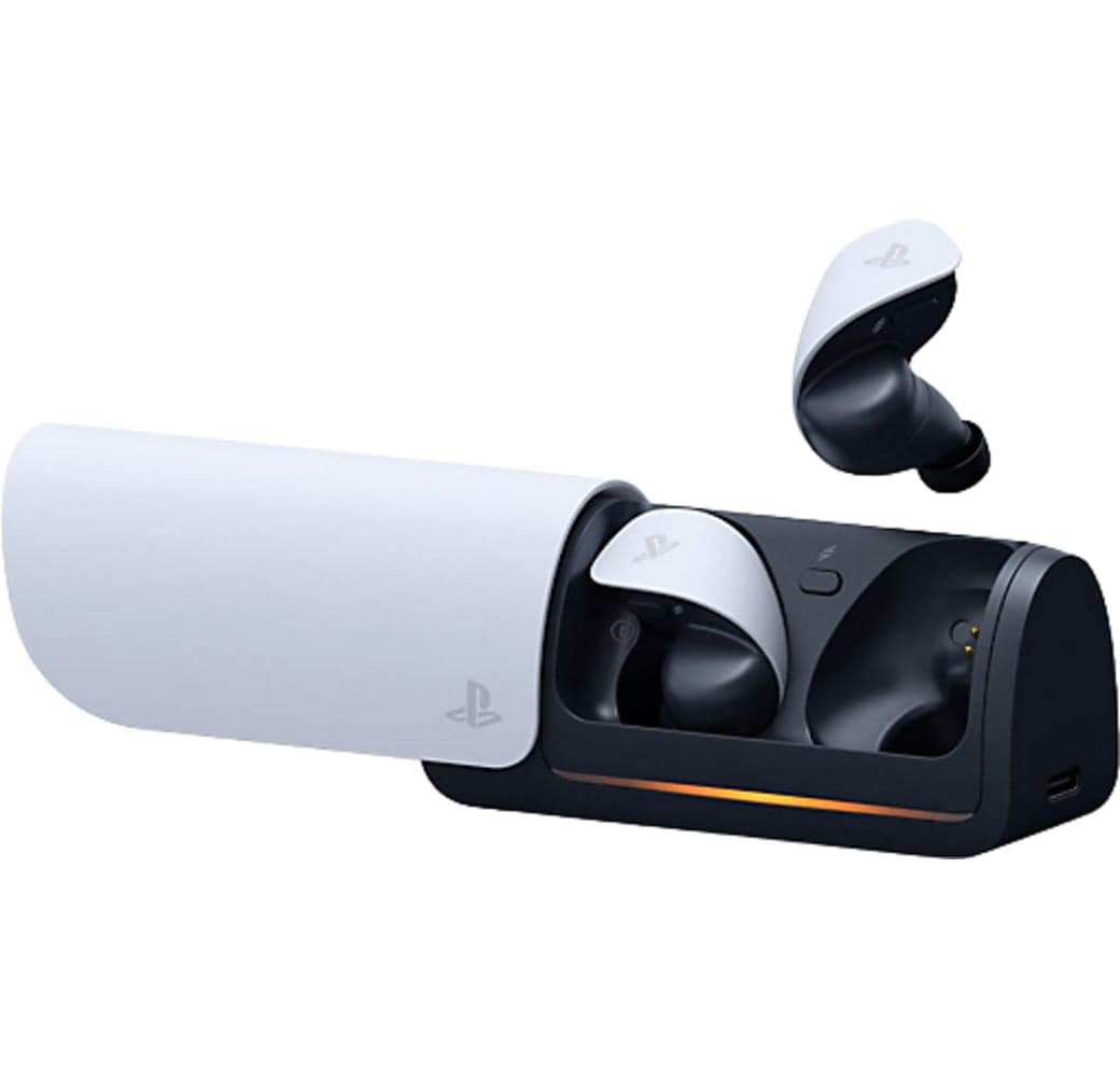 White Sony Pulse Explore Earbuds Gaming Headphones.3